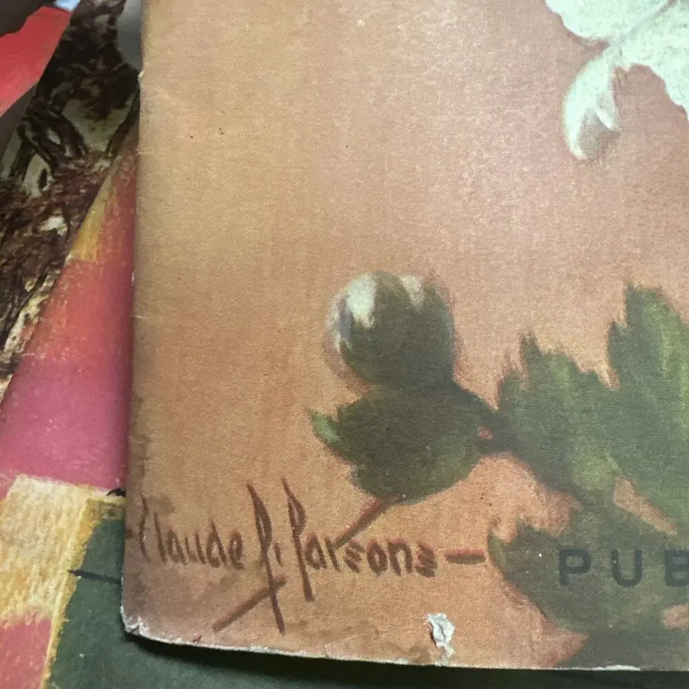 Vintage Walter Foster Art Book‎ How Claude Parsons Paints Flowers Vintage
